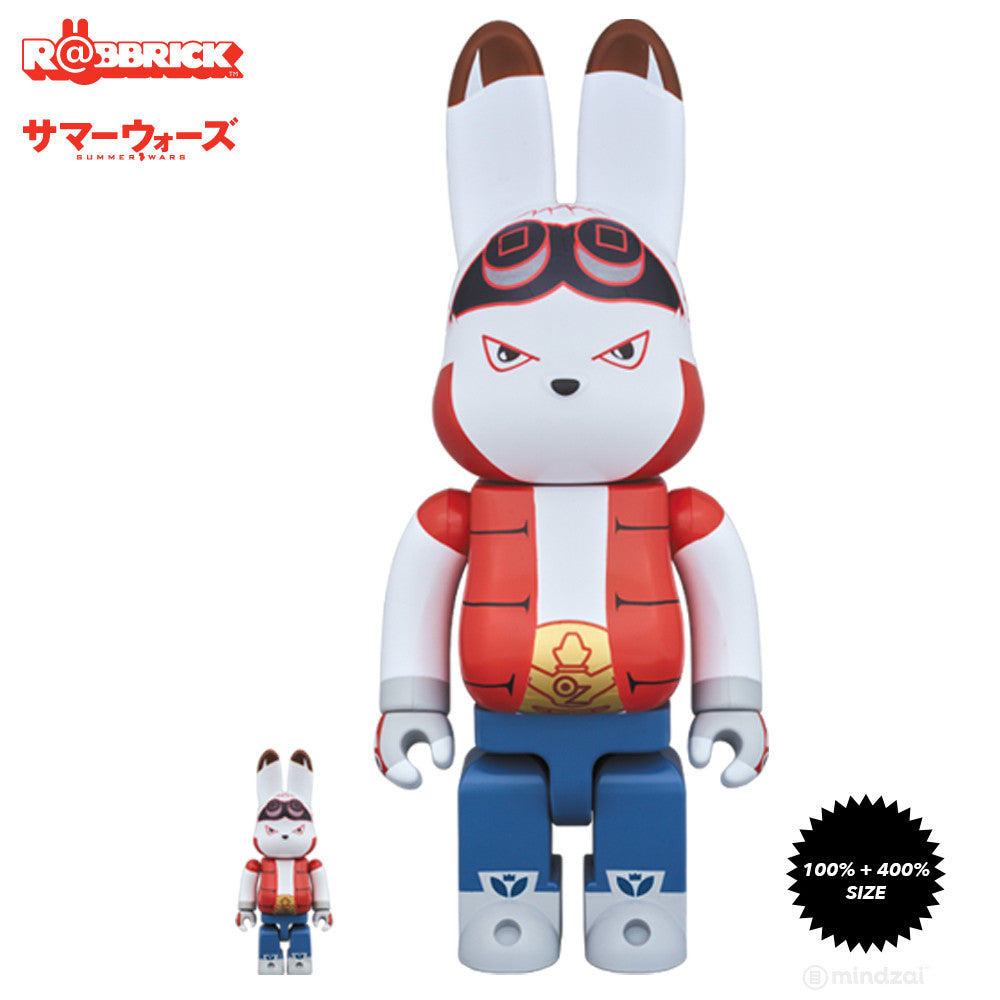 King Kazuma Summer Wars 100% and 400% Rabbrick Set - Pre-order