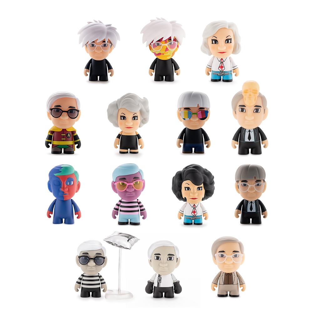 Many Faces Of Andy Warhol Vinyl Mini Series by Kidrobot