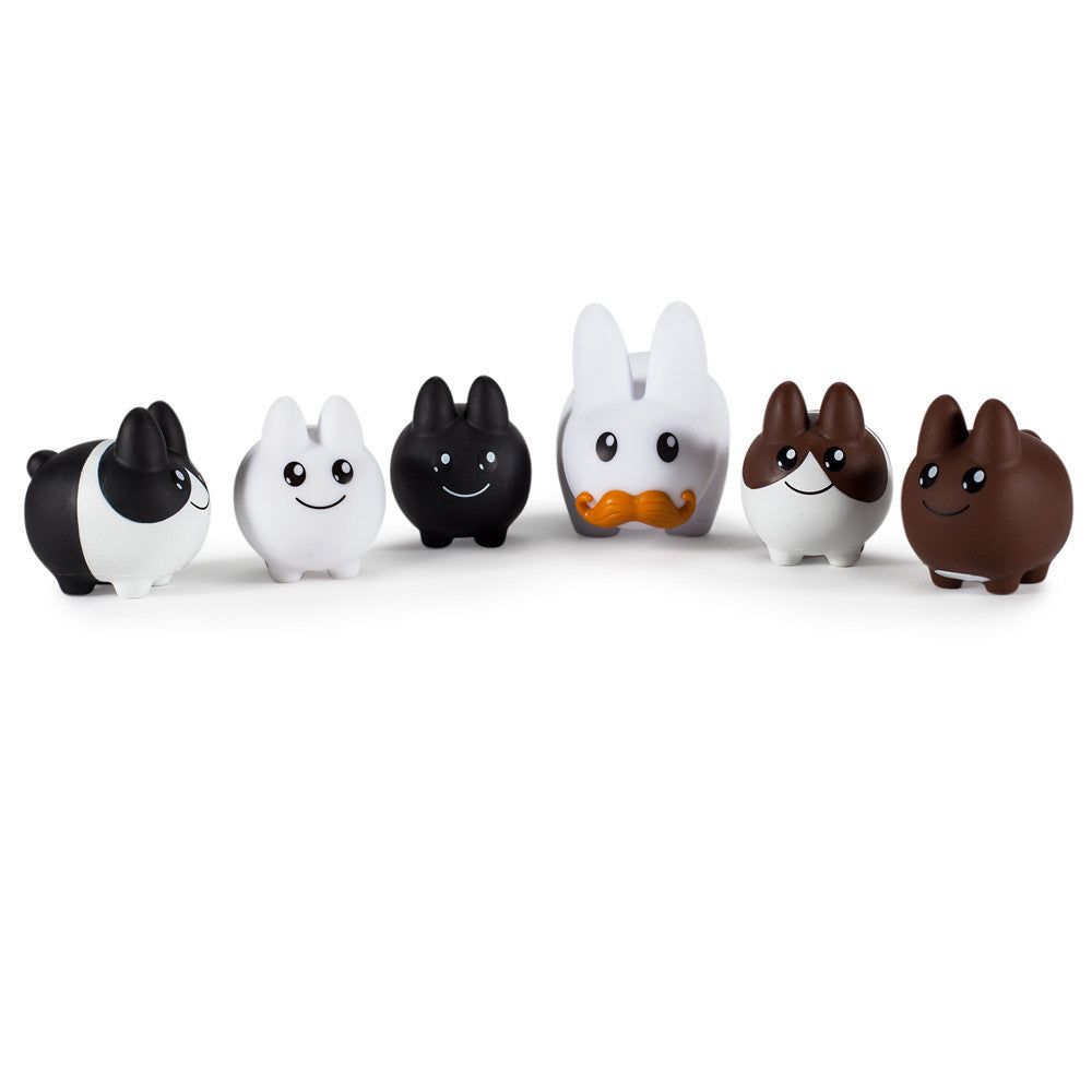 2.5" Vinyl Labbit with Five 1.5" Littons by Kozik x Kidrobot - Mindzai - 1