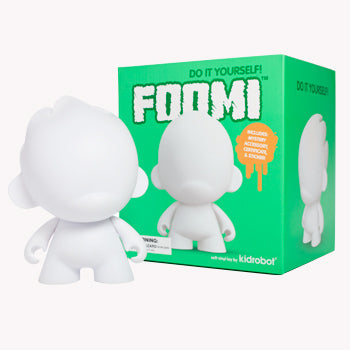 DIY Foomi 7" White Edition by kidrobot - Mindzai - 1