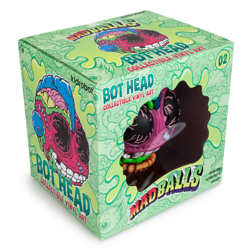 Mad Balls x Kidrobot Bot Head Medium Figure - Mindzai - 8