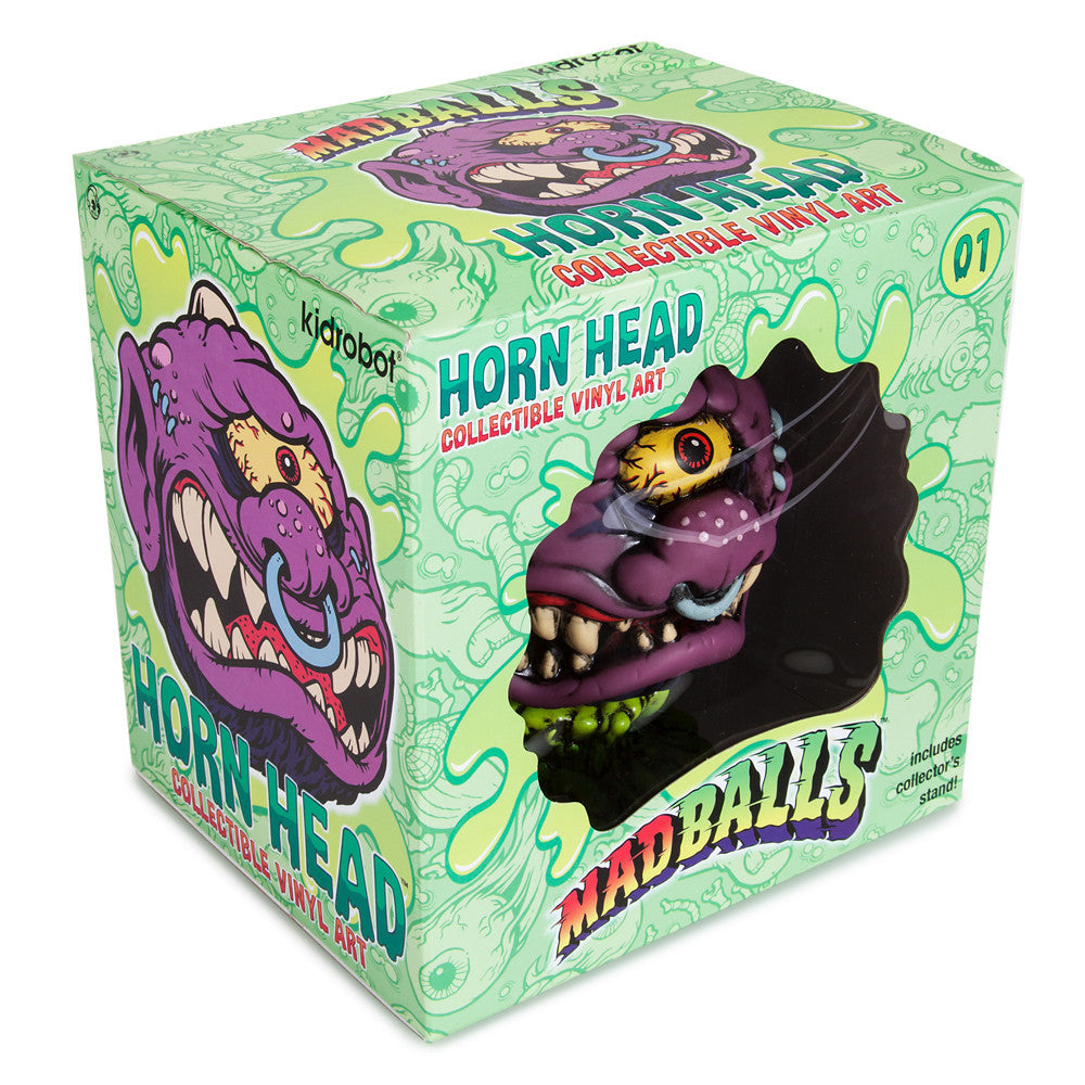 Mad Balls x Kidrobot Horn Head Medium Figure - Mindzai - 8