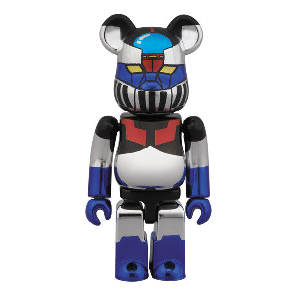 Mazinger Z Silver Chrome Plated Version 100% Bearbrick - Mindzai - 1