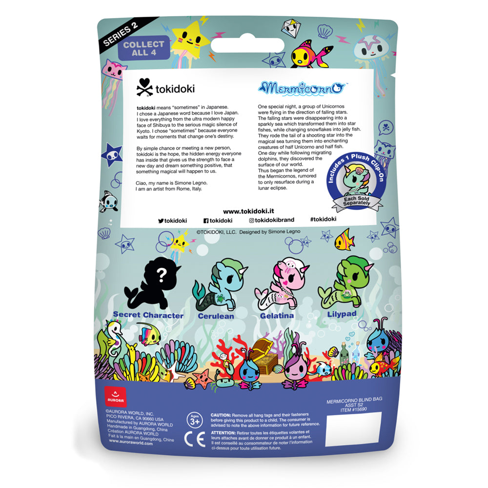 Mermicorno Plush Clip-on Collectible Series 2 Blind Bag