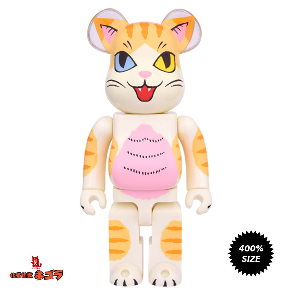 Negora Kaiju Cat Odd Eye 400% Bearbrick by Konatsu x Medicom Toy