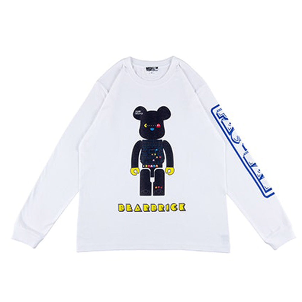 PAC-MAN Bearbrick Long Sleeve T-shirt by Medicom Toy
