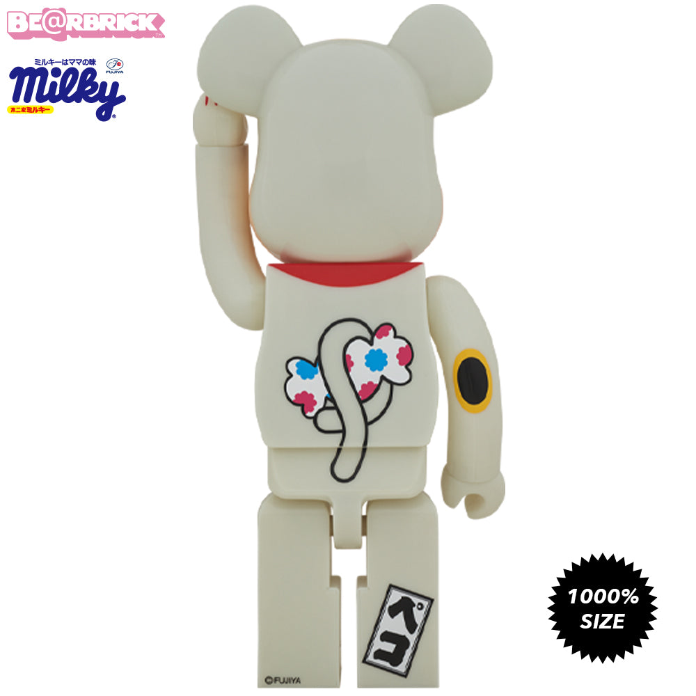 Peko Chan Lucky Cat Glow In The Dark 1000% Bearbrick by Fujiya x Medicom Toy