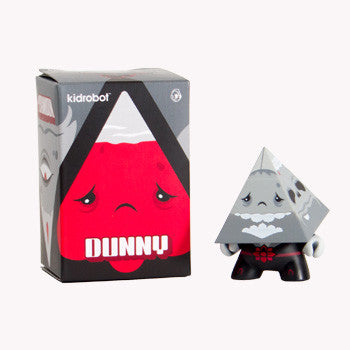 Pyramidun Dunny Grey 3-Inch by Andrew Bell - Mindzai - 2
