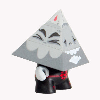 Pyramidun Dunny Grey 3-Inch by Andrew Bell - Mindzai - 6