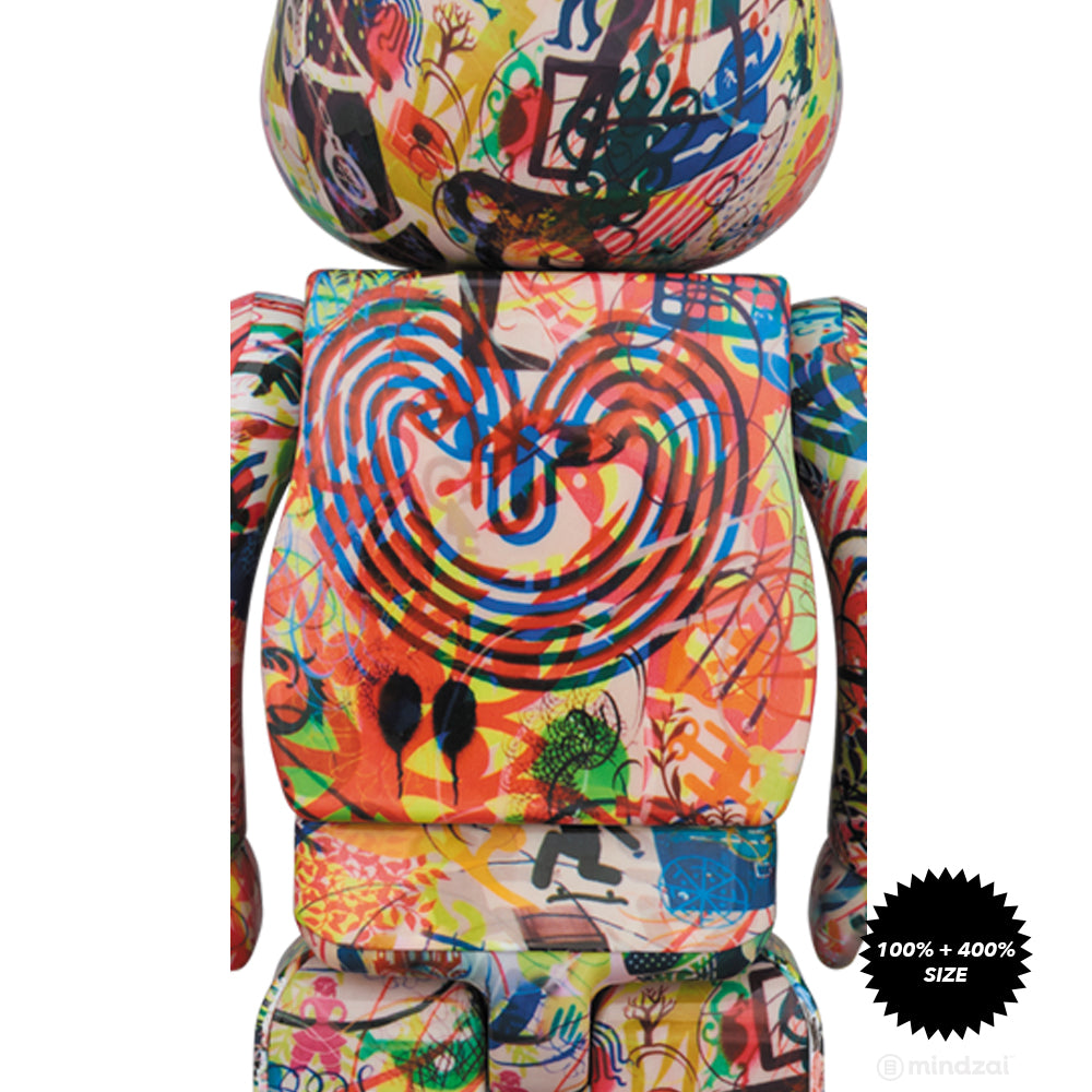 Ryan McGuiness 100% + 400% Bearbrick Set by Medicom Toy