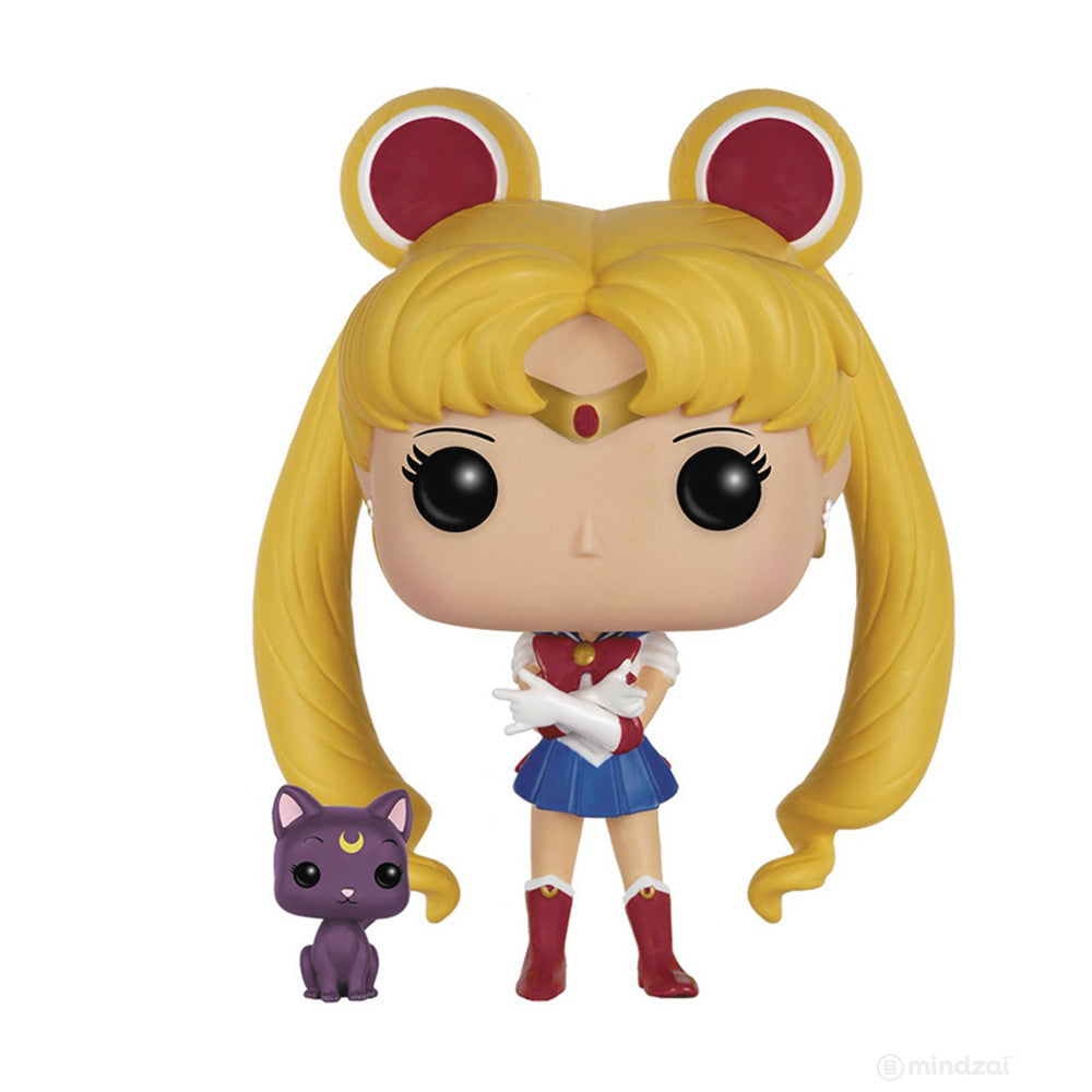 Sailor Moon and Luna Pop Vinyl Figure by Funko - Mindzai - 1