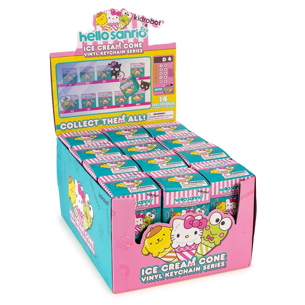 Hello Sanrio Ice Cream Cone Blind Box Keychain Series by Kidrobot