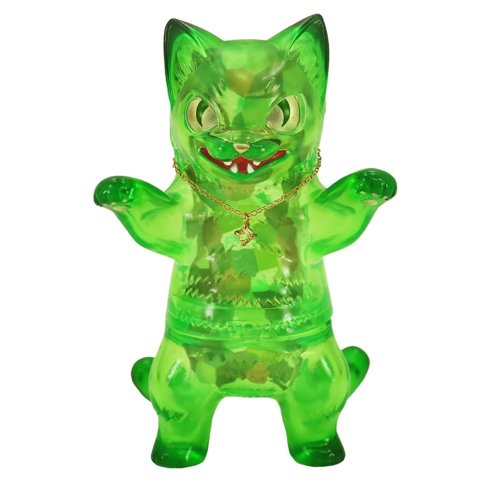 Negora Birthstone Collection (Peridot Version) Sofubi Art Toy by Konatsuya