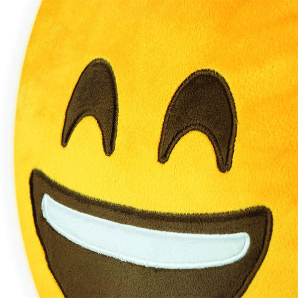 Smile Emoji Plush Pillow by Throwboy - Mindzai - 3