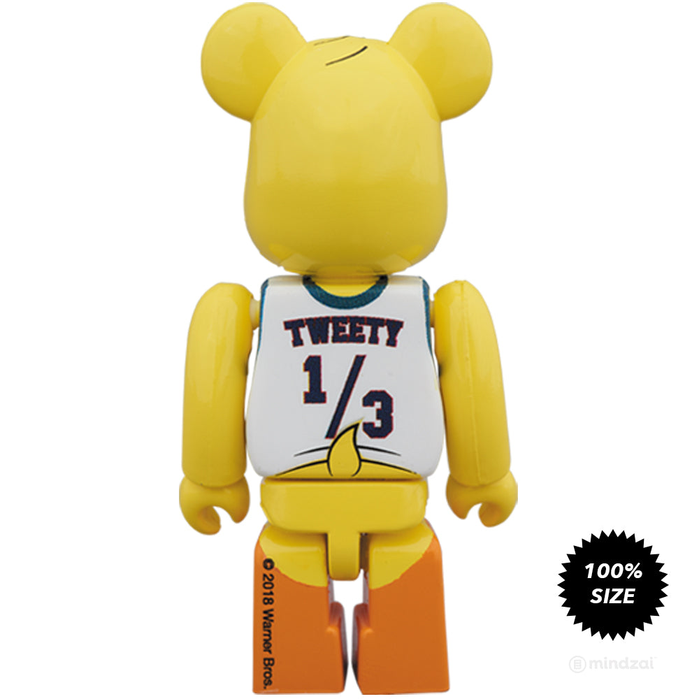 Space Jam Tweety and Tasmanian Devil 100% Bearbrick 2-Pack by Medicom Toy