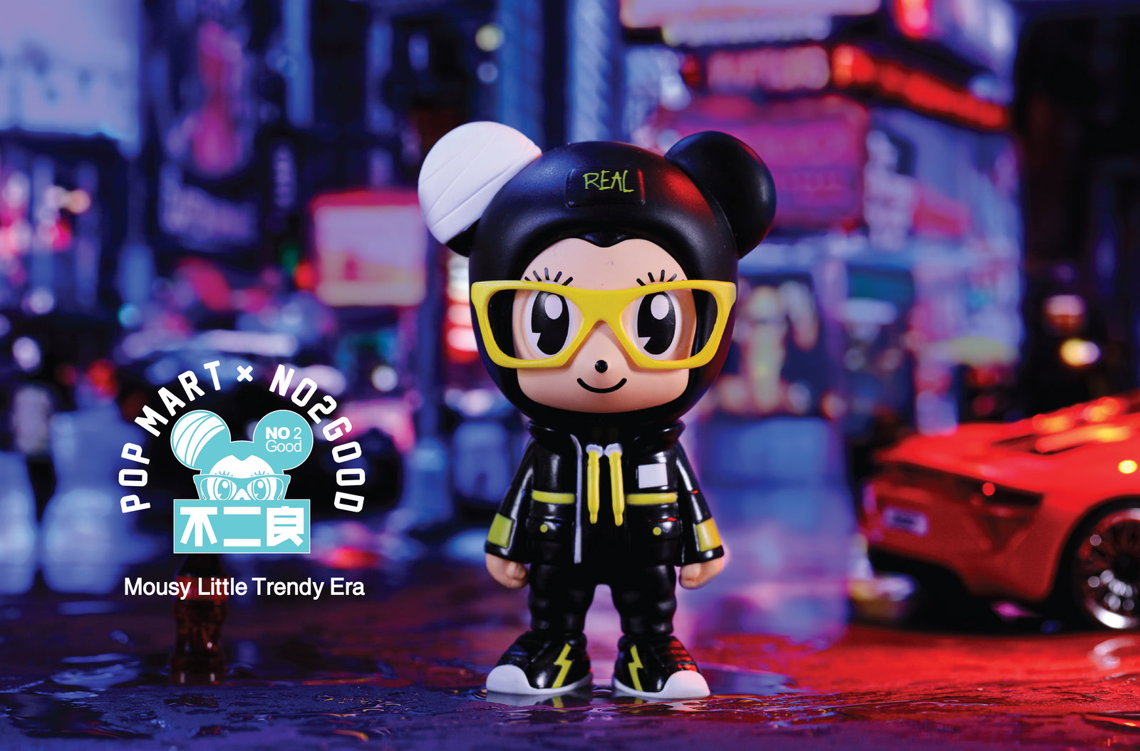 Mousy Little x Stay Real Trendy Era Blind Box Toy Series by No2Good x POP MART