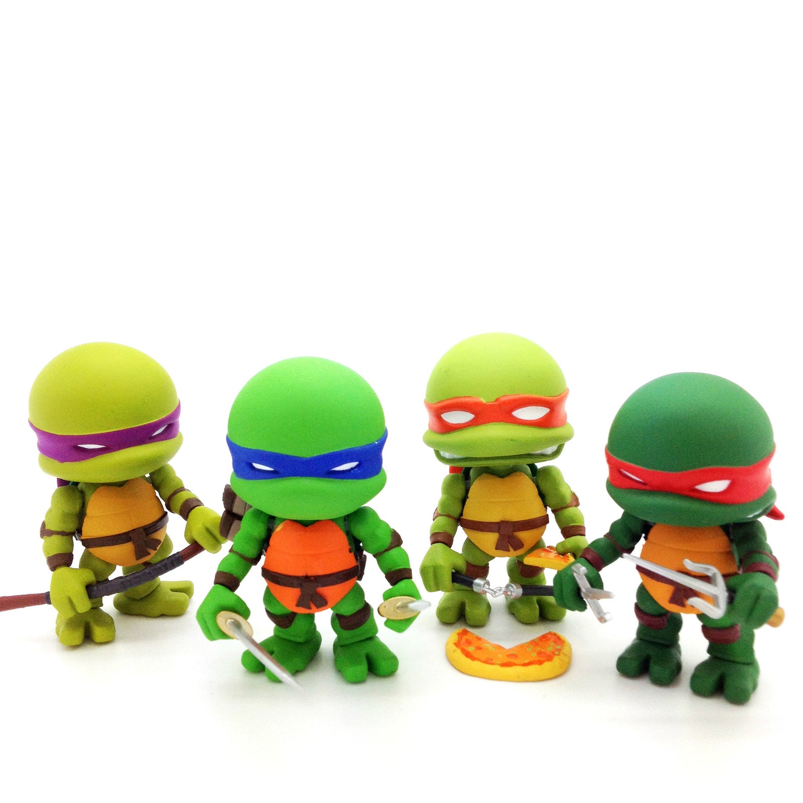 TMNT x Loyal Subjects Teenage Mutant Ninja Turtles Action Vinyls - Set of 4 - Mindzai - 1