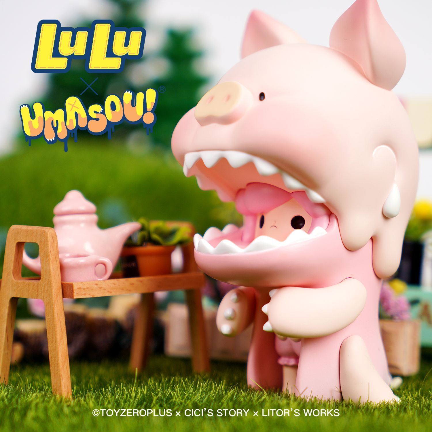 Lulu x Umasou! Diaper Art Toy Figure by Litor's Work x TOYZEROPLUS x Cici's Story