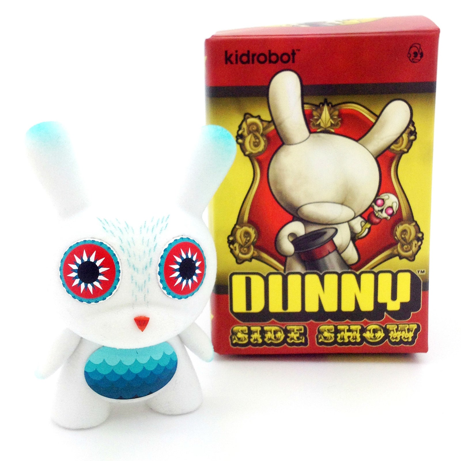 Side Show Dunny Series - Flocked White Owl (Nathan Jurevicius) - Mindzai - 3