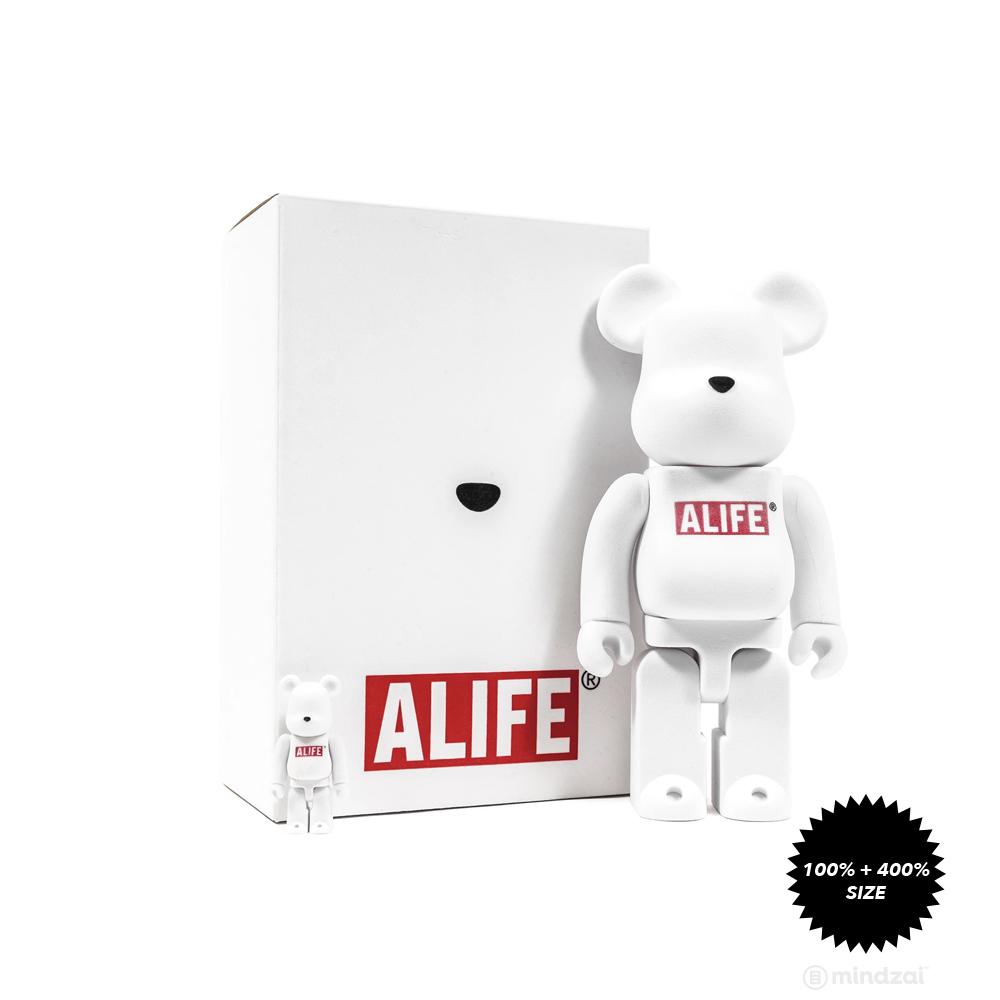 Alife 100% + 400% Bearbrick Set by Medicom Toy
