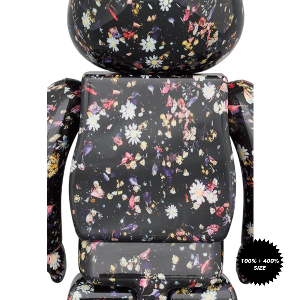 Anever Black 100% + 400% Bearbrick Set by Medicom Toy