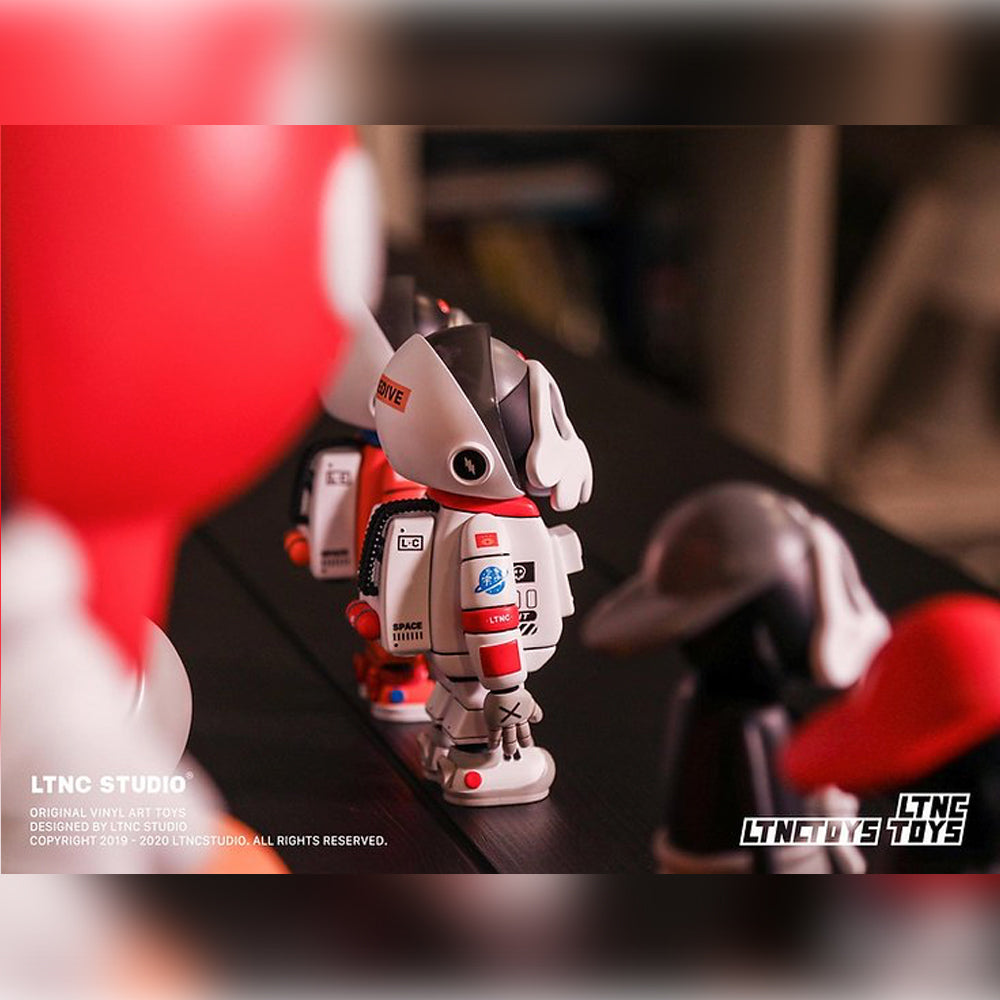 Astrodead Orange Art Toy Figure by LTNC Studio