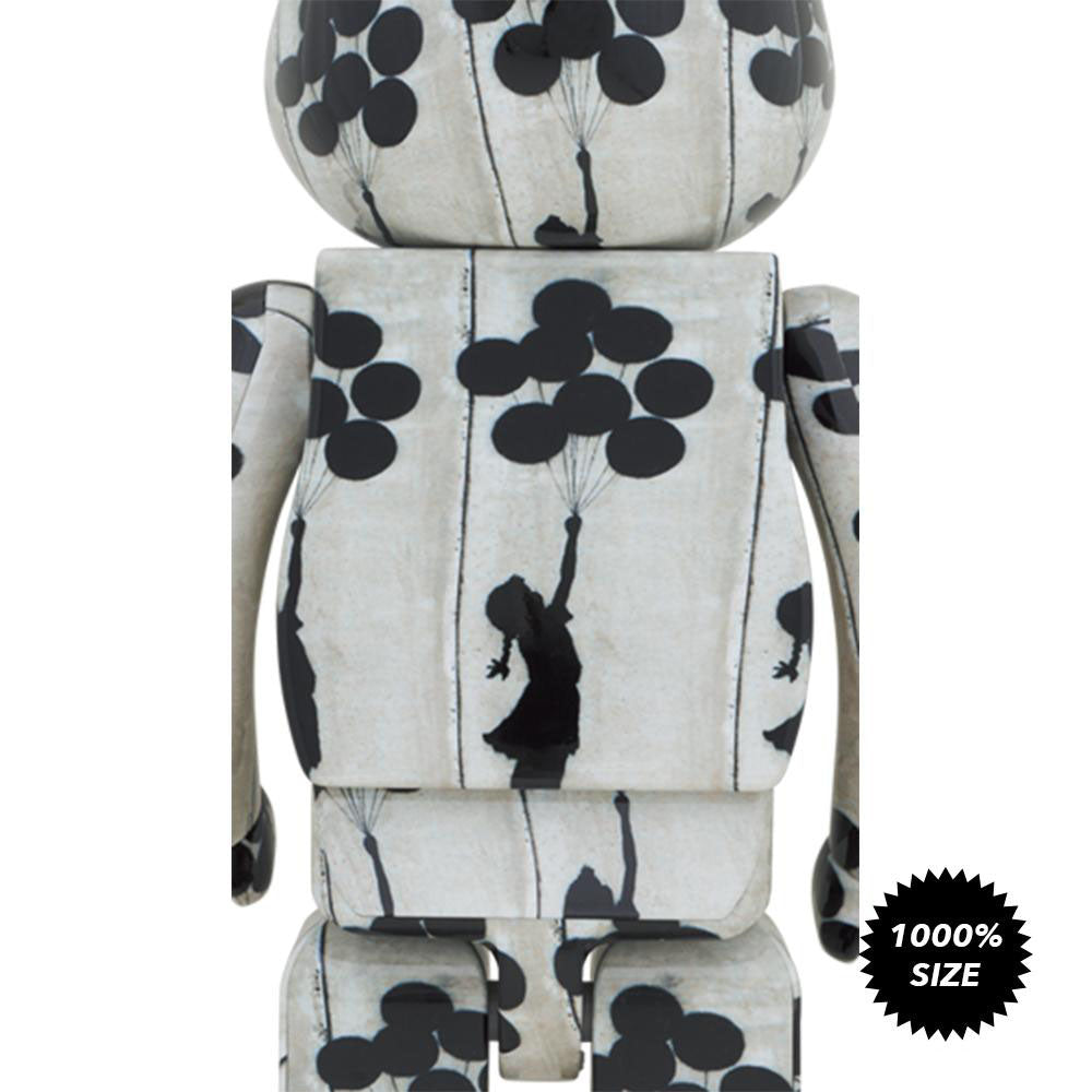 Banksy Flying Balloon Girl 1000% Bearbrick by Medicom Toy