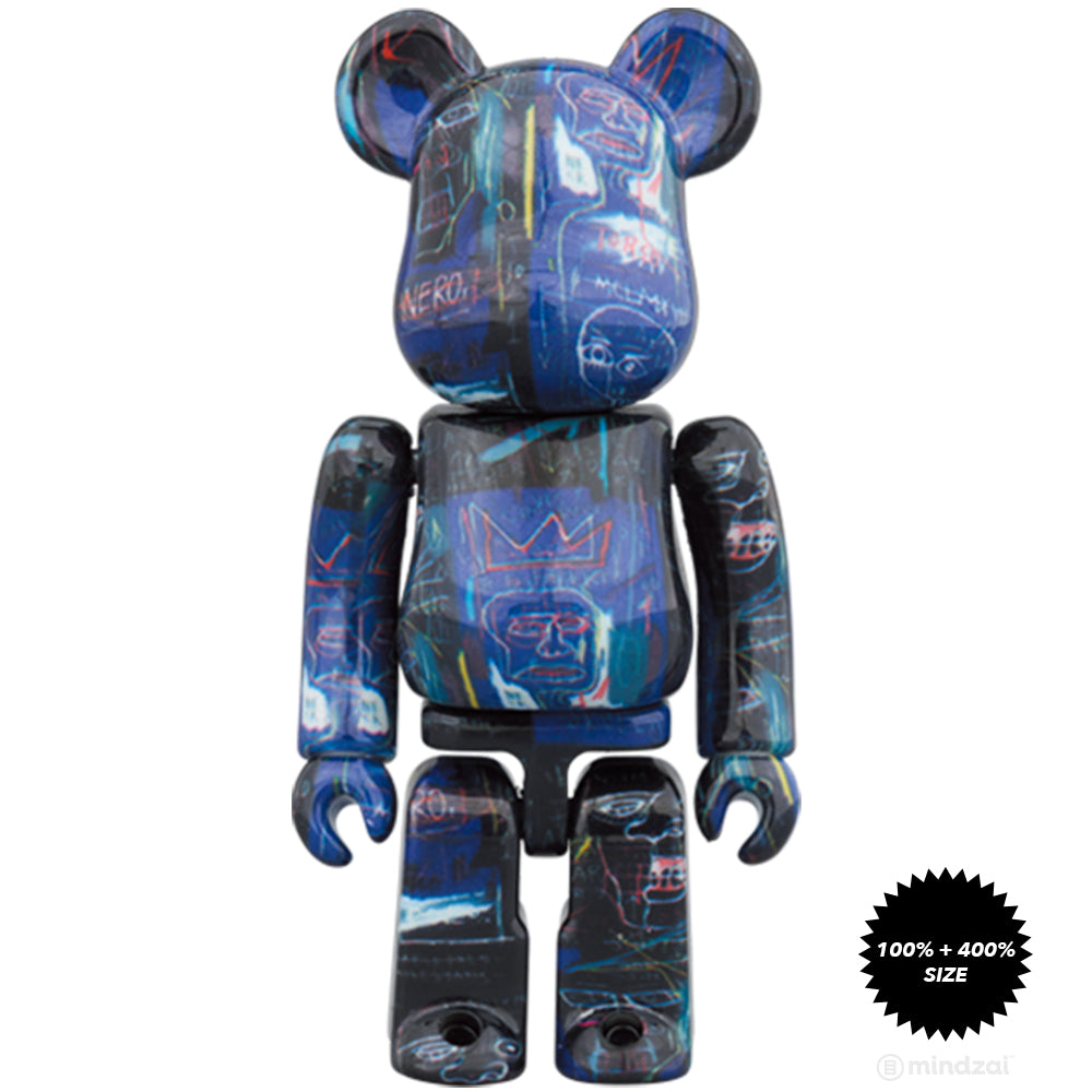 *Pre-order* Jean-Michel Basquiat #7 100% + 400% Bearbrick Set by Medicom Toy