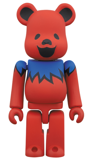 Grateful Dead Red and Blue 100% Bearbrick Bundle - Mindzai - 2