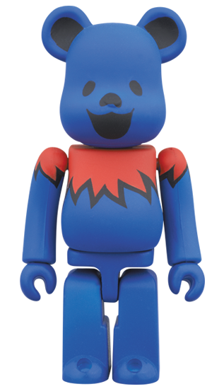 Grateful Dead Red and Blue 100% Bearbrick Bundle - Mindzai - 3