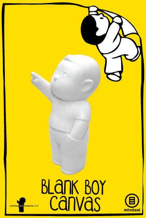 Tian Tian Blank Boy Canvas DIY Vinyl Toy - Mindzai - 4