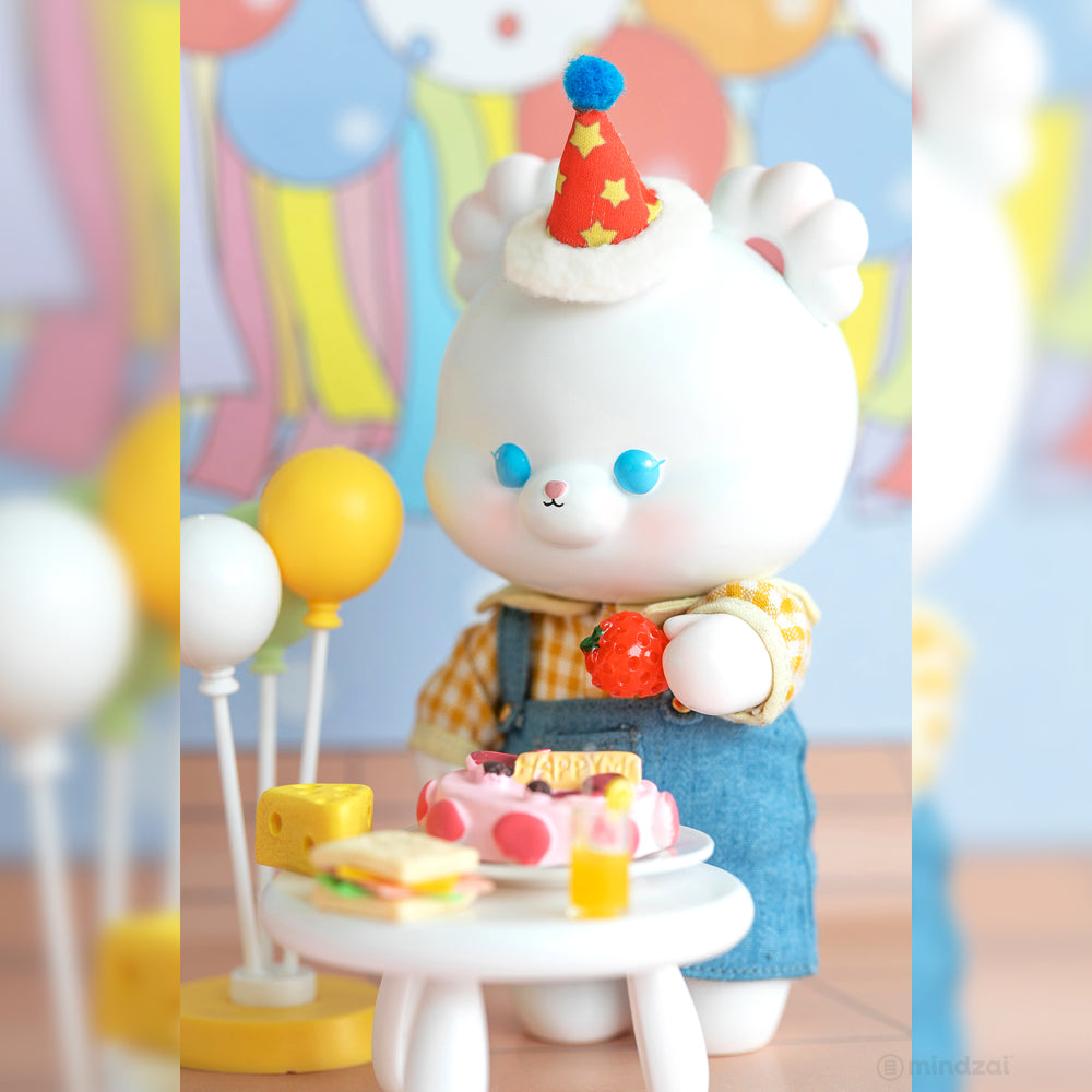 Birthday Bobo Bear (*Paint Chip on left ear*)by SeaStar Studios