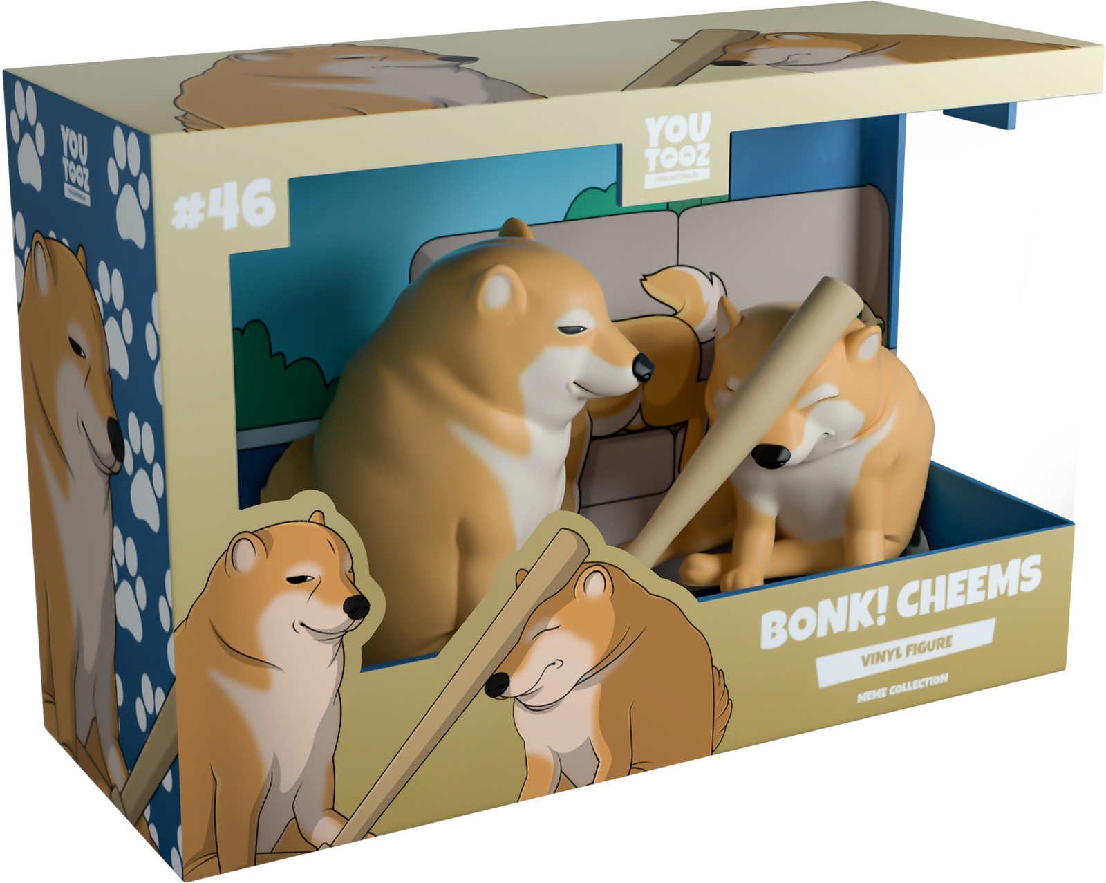 Meme: Bonk! Cheems Toy Figure by Youtooz Collectibles