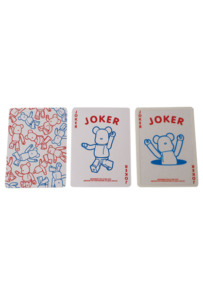 Bearbrick Clear and Solid Playing Cards Medicom Toy Exhibition 2012 with Plastic Case
