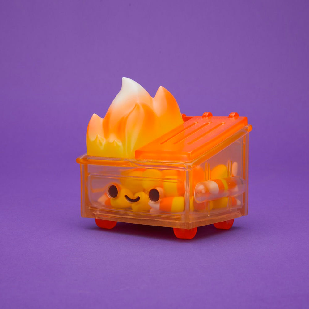 Lil Dumpster Fire "Candy Corn Edition" Vinyl Figure by 100% Soft