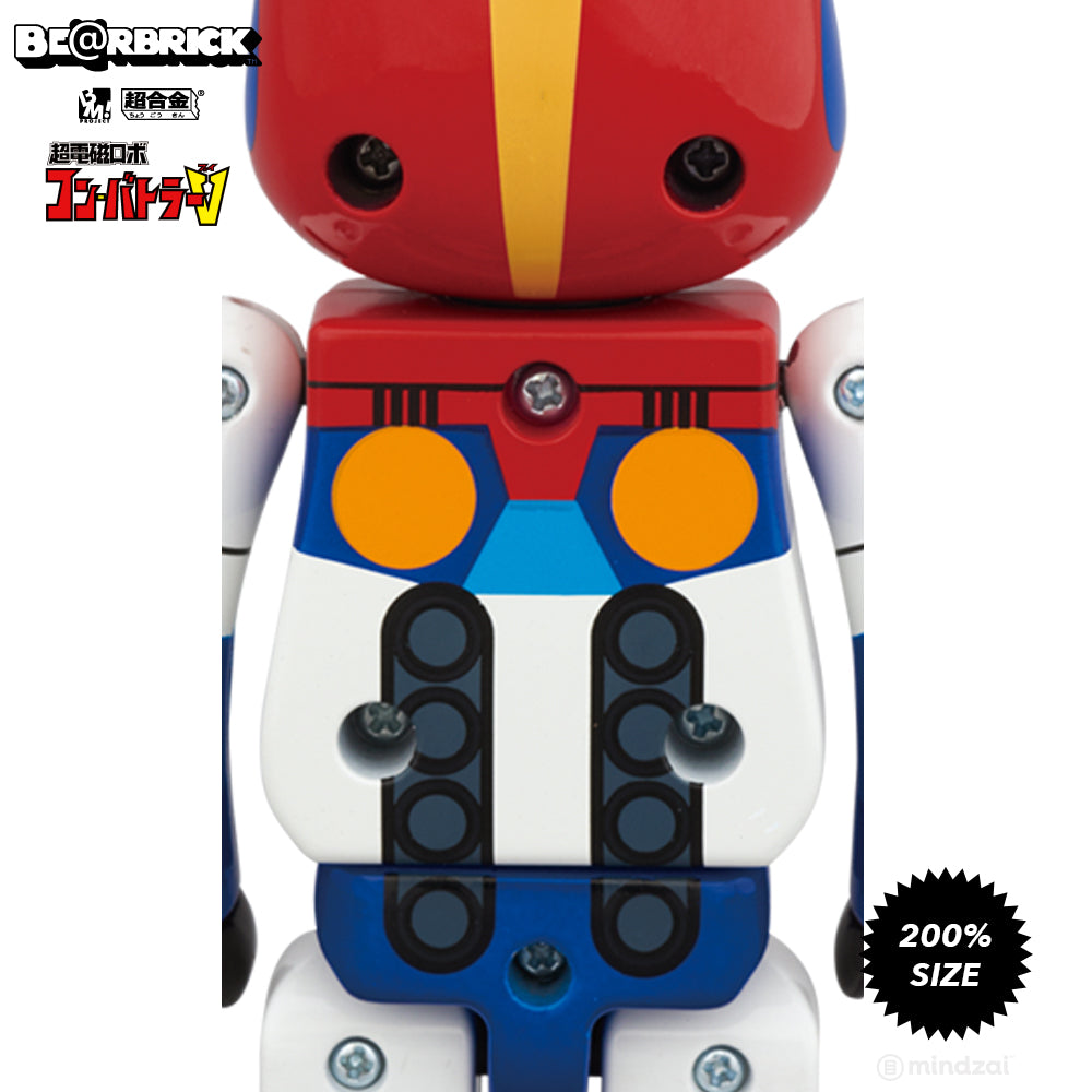 Voltes V "Combattler V" Chogokin 200% Bearbrick by Medicom Toy