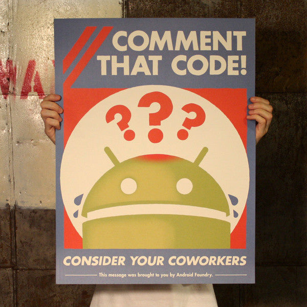 Comment That Code 18"x24" Print - Mindzai - 1