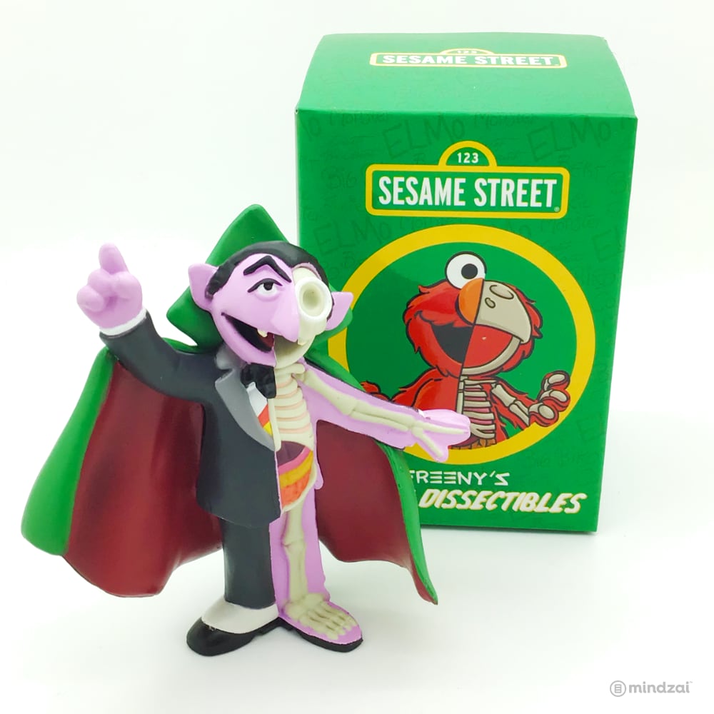 Hidden Dissectables Sesame Street by Jason Freeny x Mighty Jaxx - Count Von Count