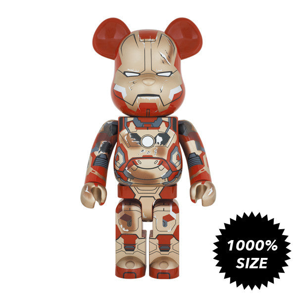 Damaged Ironman 1000% Bearbrick - Mindzai - 1