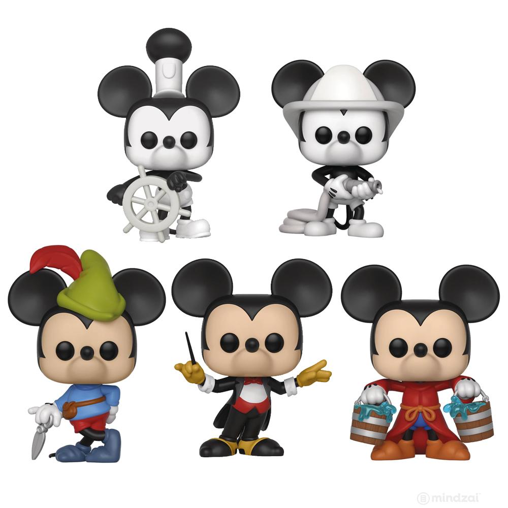 Disney Mickey 90th Anniversary Funko Pop Set of 5