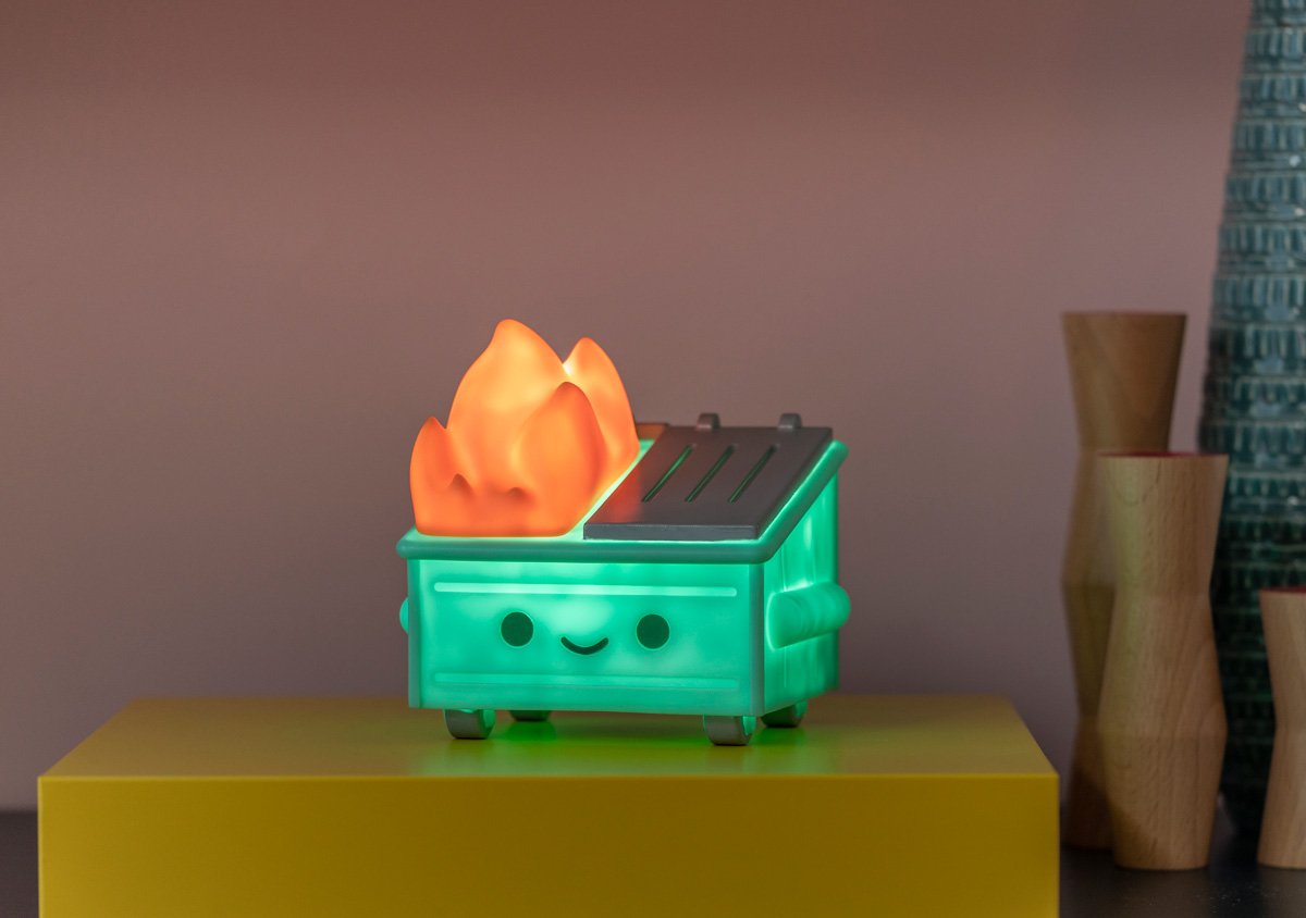 Dumpster Fire Night Light by 100% Soft