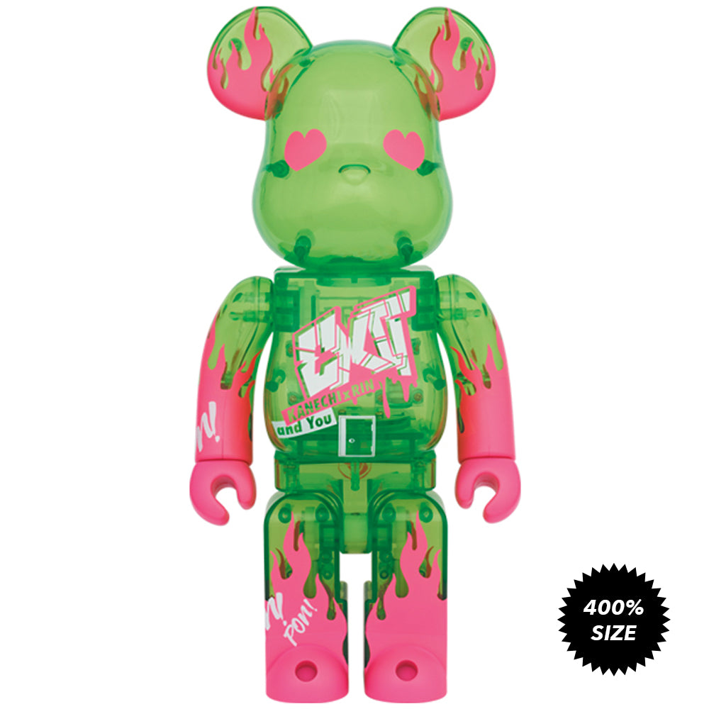 EXIT 400% Bearbrick by Medicom Toy