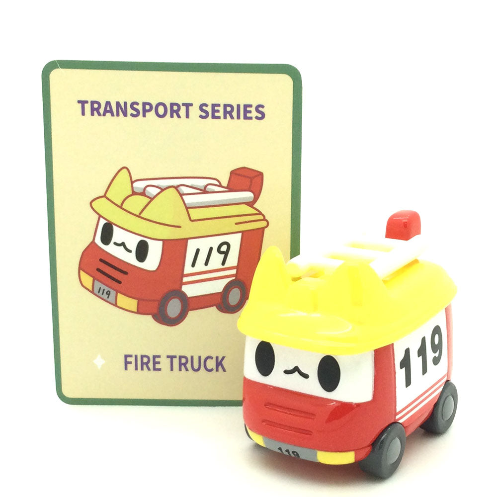 Box Cat Transport Series by Ratokim x Finding Unicornn - Fire Truck