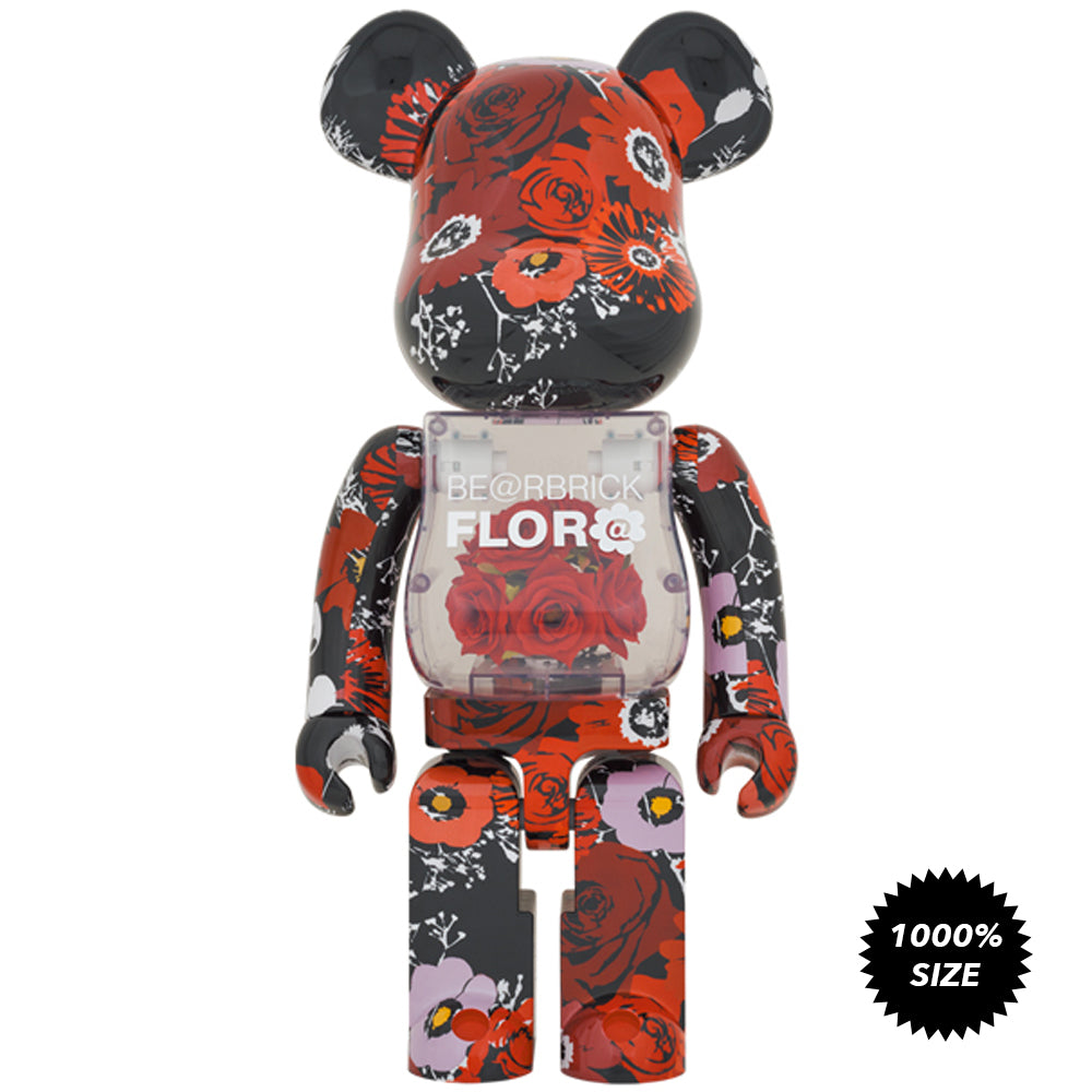 Flora 1000% Bearbrick by Mames x Medicom Toy
