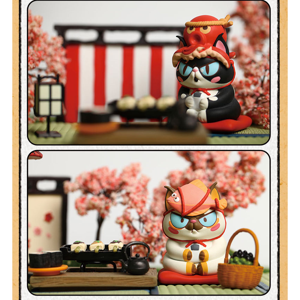 Noodle Cat Food On Head Blind Box Series by 52Toys
