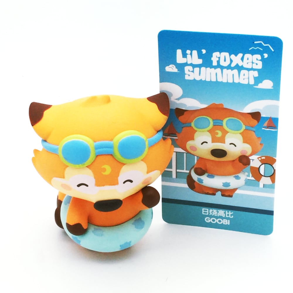 Goobi Lil Foxes Summer Blind Box Series by OKLuna x POP MART - Goobi