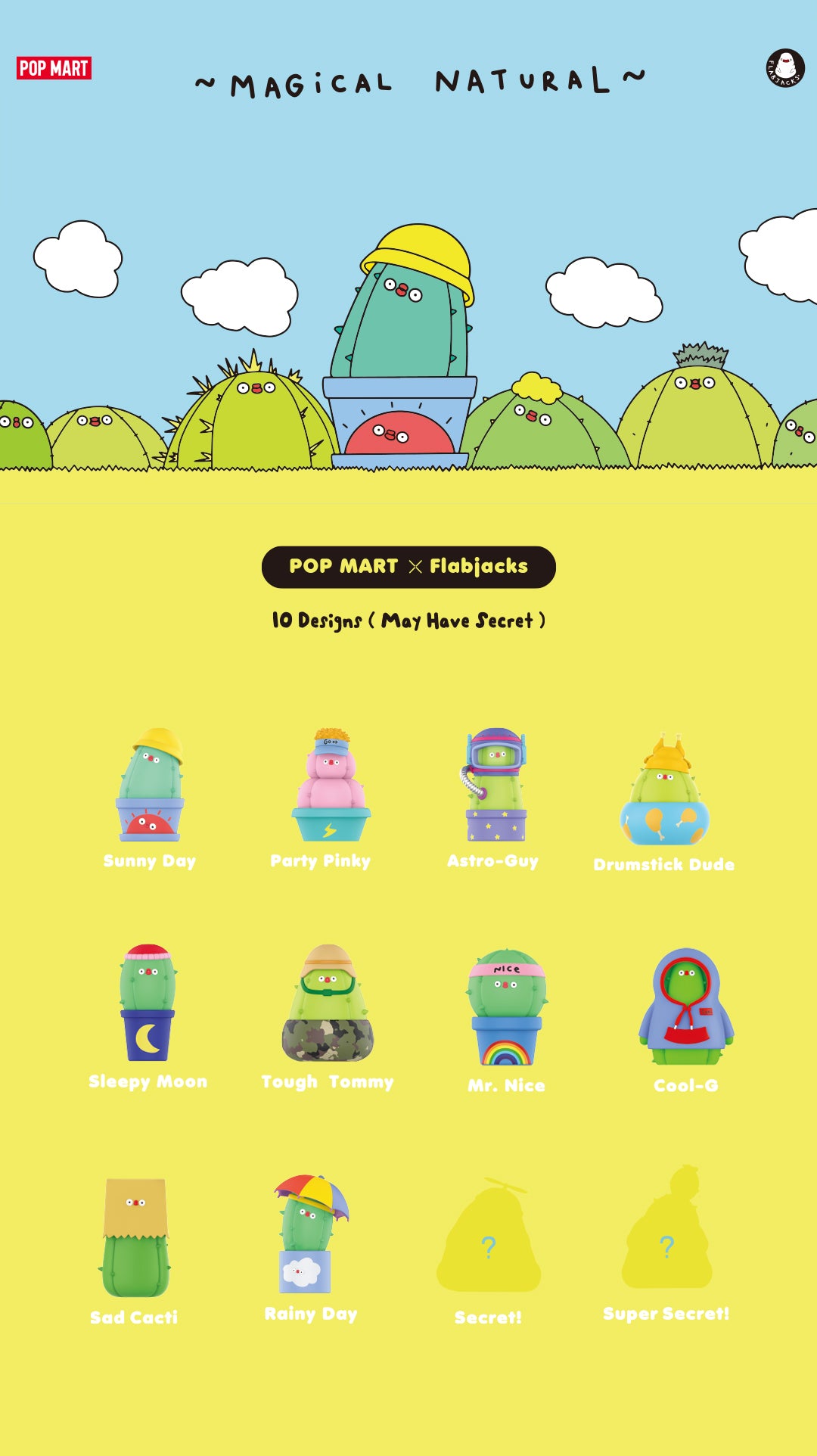 Flabjacks Magical Natural Blind Box Series by POP MART