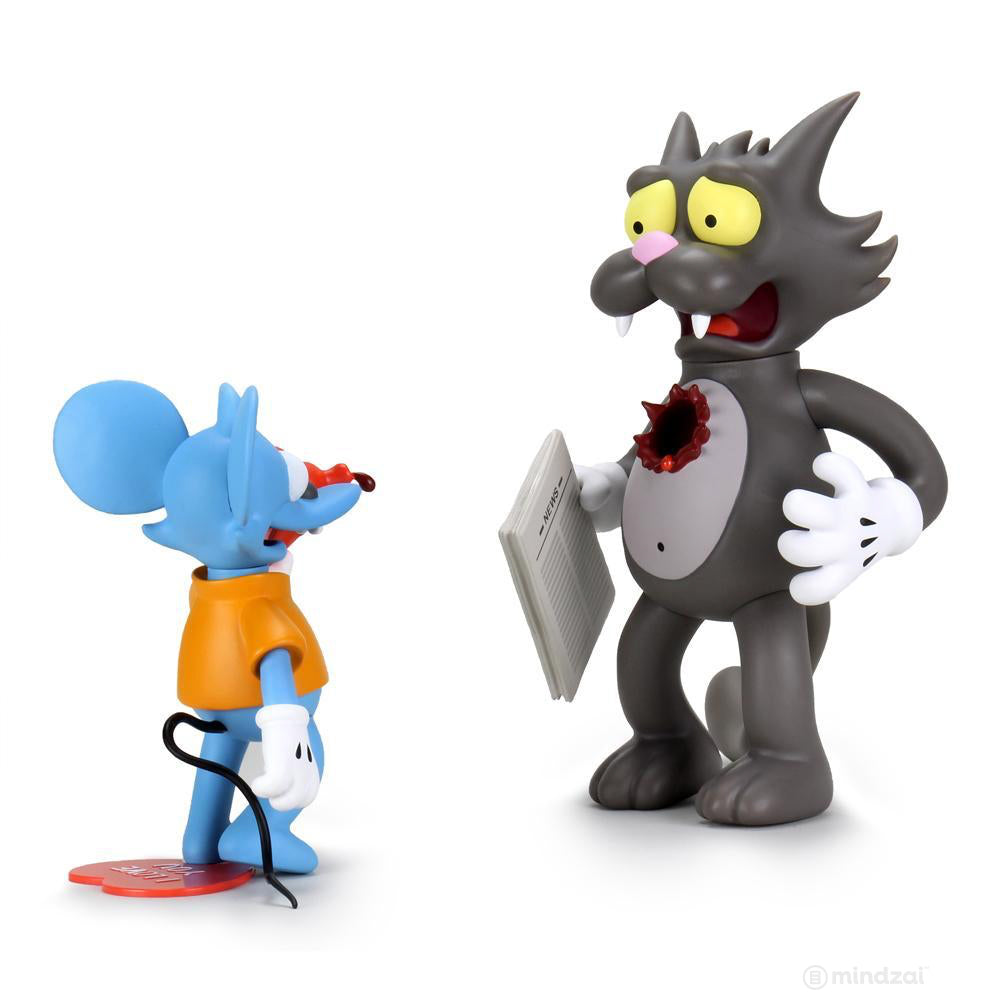 Itchy and Scratchy Medium Figure by Kidrobot x The Simpsons