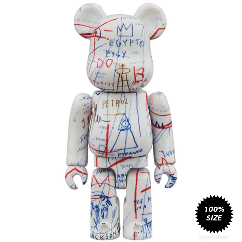 Jean-Michel Basquiat #2 100% + 400% Bearbrick Set by Medicom Toy