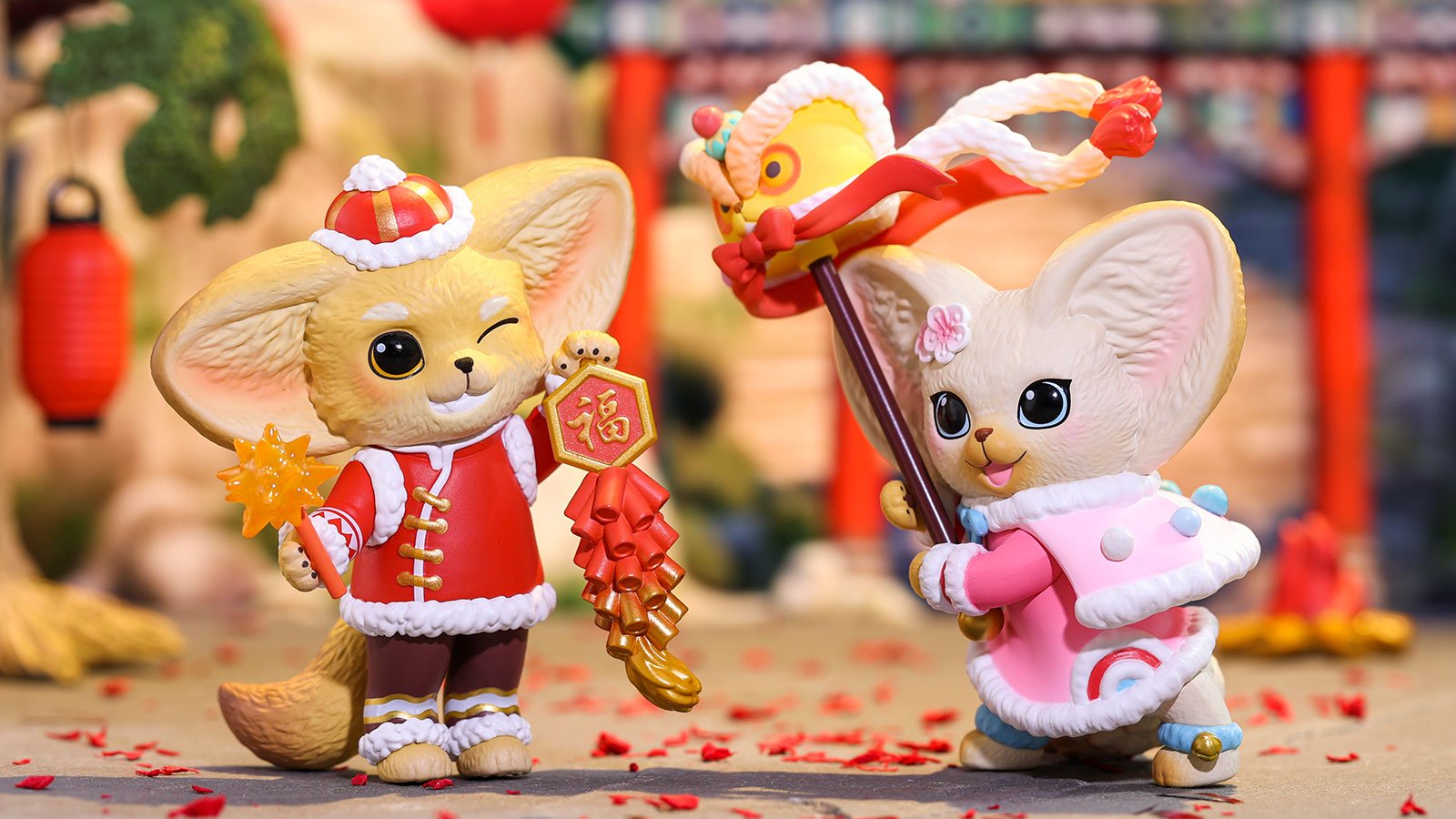 Kenneth New Year Fennec Fox Dance Set By POP MART